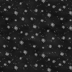 Black - Snowflakes